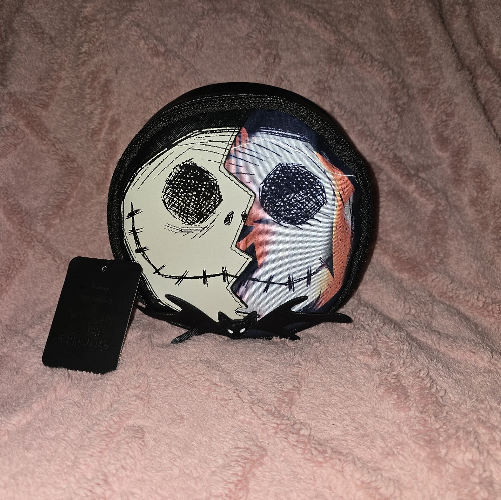 🎃👻 Disney Bioworld Jack Skellington Makeup Bag – NWT! 👻🎃 - Picture 4 of 6